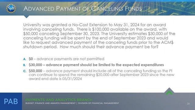 NSF Financial Management Update смотреть онлайн