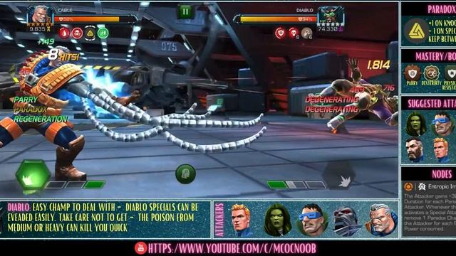 MCOC: Act 7.3.5 - Paradox, Counterstrike, Entropic Impairment & Quantum Safeguard - Elsa Bloodstone смотреть онлайн