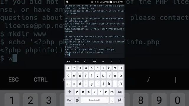 Como instalar PHP en Android смотреть онлайн
