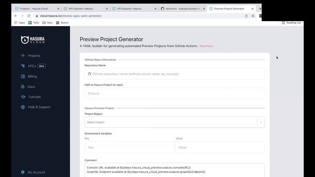 Quickly spin up Hasura Cloud Preview Apps смотреть онлайн