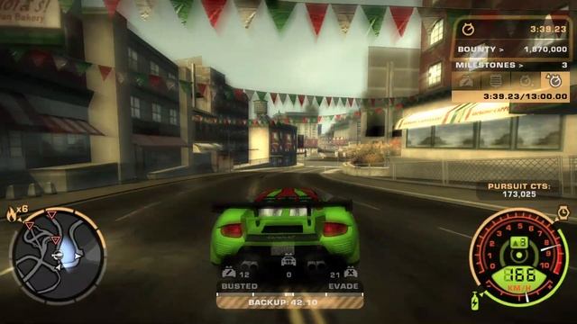NFS: MW (2005) PC Final Pursuit with my Porsche Carrera GT смотреть онлайн