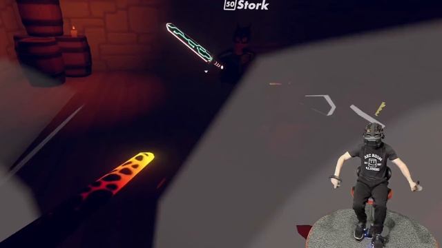 We Beat Golden Trophy With Only Swords - Rec Room смотреть онлайн