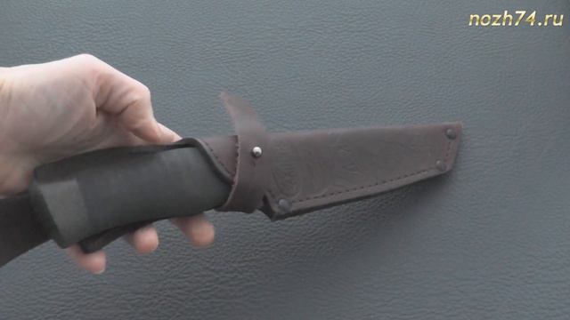 Нож Н10-Филадельфия (Микропористая резина, Черный дамаск) - nozh74.ru смотреть онлайн
