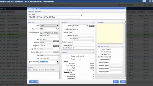 QUICKBOOKS POINT OF SALE: QUICK PICK LIST WITH COLOR CODES смотреть онлайн