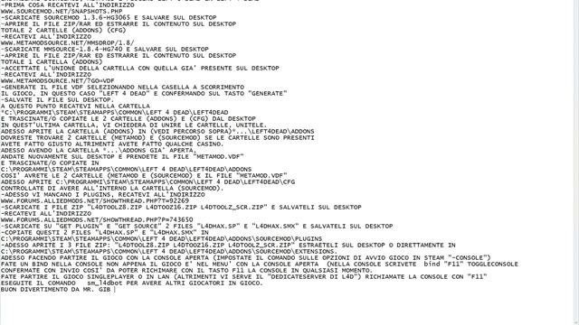 Left 4 Dead installare sourcemod metamod e left 8 dead plugins смотреть онлайн