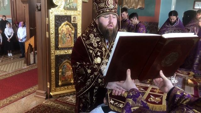 Митрополит Игнатий совершил хиротонию во диакона студента СПДС Иоанна Емельяненко 27.09.2022 смотреть онлайн