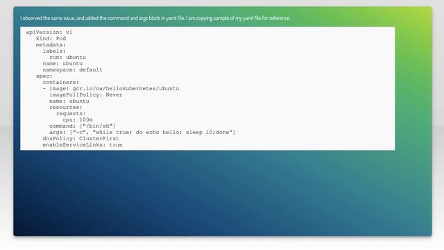 My kubernetes pods keep crashing with "CrashLoopBackOff" but I can't find any log смотреть онлайн
