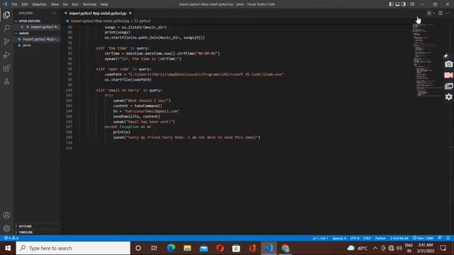 MAKE JARVIS WITH PYTHON PROGRAMMING LANGUAGE смотреть онлайн