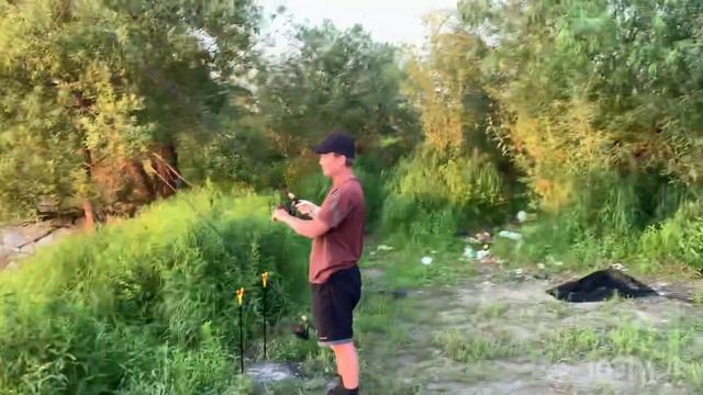 Ловля дикого сазана в большую воду, в Хабаровске, большой уссурийский смотреть онлайн