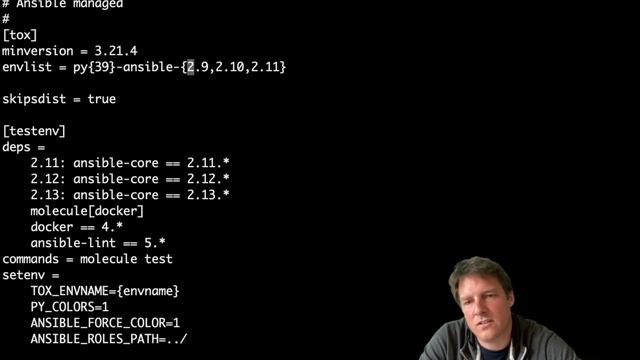 Tox and Molecule to test multiple versions of Ansible. смотреть онлайн