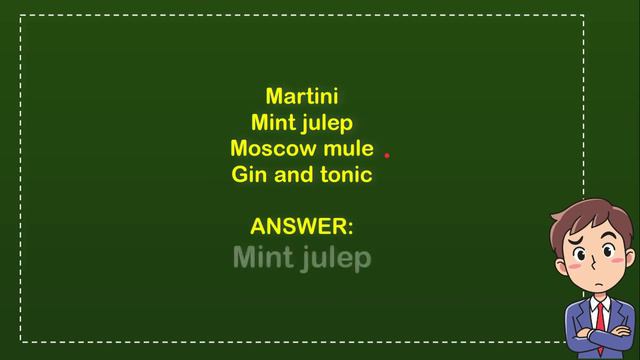 Which classic cocktail is a Kentucky Derby tradition? смотреть онлайн