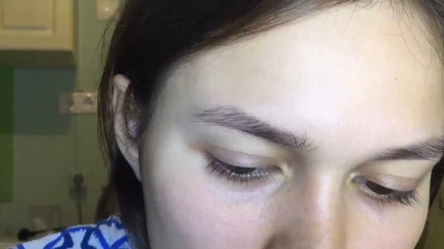 КОРРЕКТИРУЕМ БРОВИ НАРАЩИВАНИЕМ ВОЛОСКОВ! смотреть онлайн