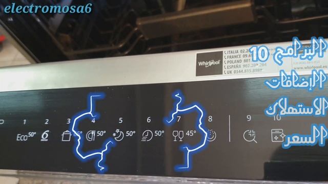 المقارتة بين غسالة الصحون ويربول WFO3T123 6.5P X وغسالة الصحون سامسونج DW60H3010FW смотреть онлайн