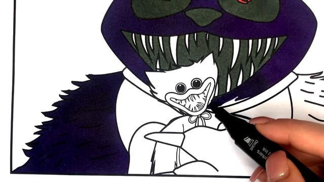 Poppy Playtime Chapter 3 - Huggy Wuggy Is Back / Huggy Wuggy coloring pages / Poppy Playtime 3 смотреть онлайн