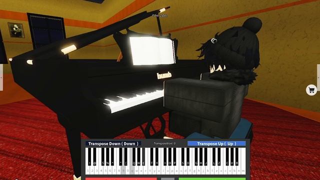 YOASOBI - Racing Into The Night | Roblox Piano смотреть онлайн