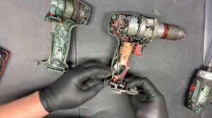 Ретро-ремонт аккумуляторной дрели Metabo BS 18 LTX Impuls Solo