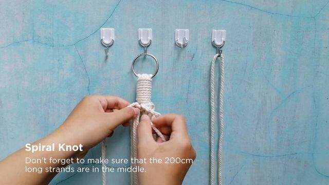 Macrame Plant Hanger Tutorial | Spiral Knot | Macrame Decoration