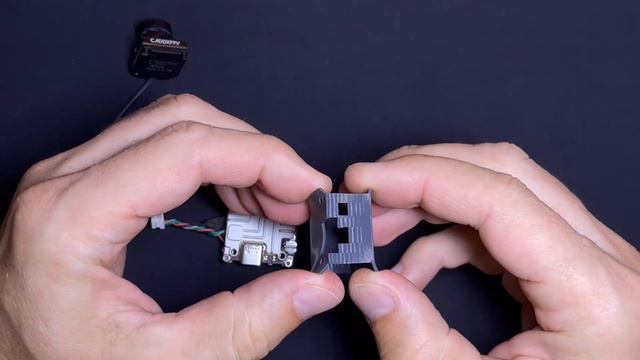 Caddx Vista or RunCam Link left side connection and additional protection with 3D shield! смотреть онлайн
