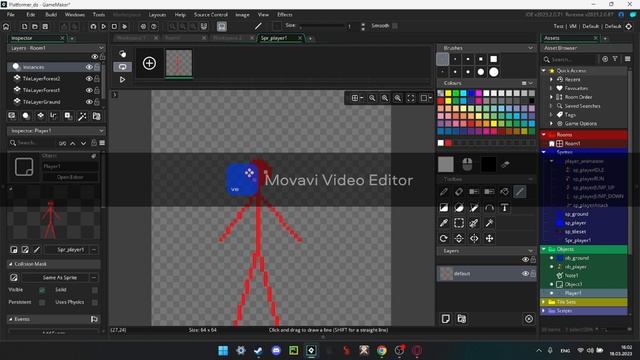Как создать персонажа в Game maker смотреть онлайн