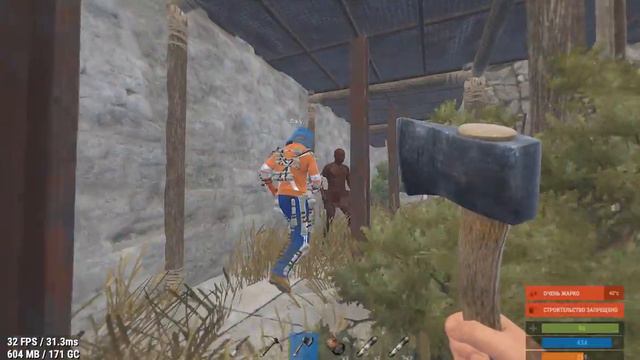 RUST Moscow 7 Знакомство с Гарной Дивчиной, ночное купание :)) смотреть онлайн