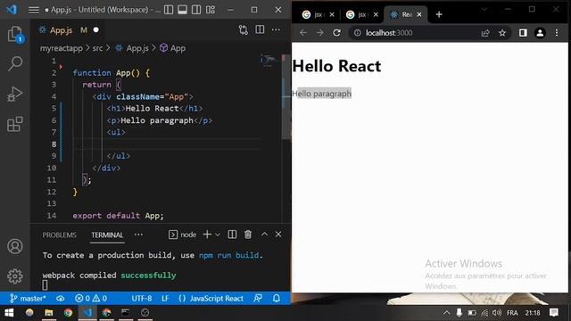 React Course 6 : What's JSX in React | Arabic Darija دورة بالدارجة لتعلم react JS смотреть онлайн