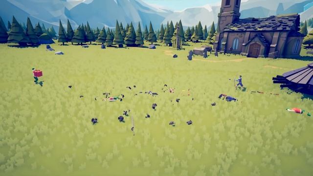 Эльфы с подарками. Totally Accurate Battle Simulator. TABS. смотреть онлайн