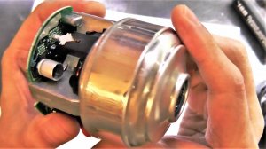 Бесщёточный двигатель от пылесоса для накачки резиновой лодки, Японский nidec 21,6 вольт, 500 Ватт.