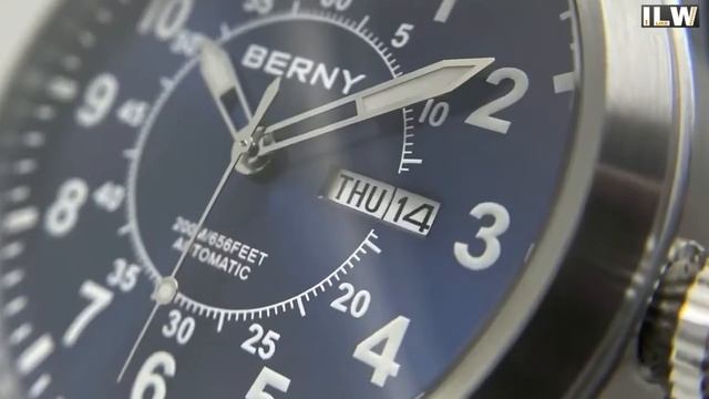 Часы "пилоты" с автоподзаводом Berny смотреть онлайн