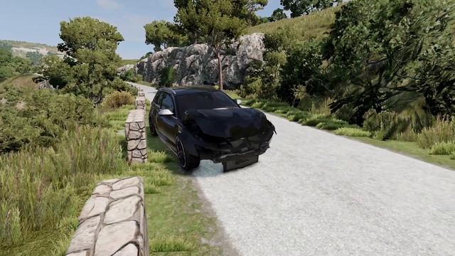 BeamNG Drive - Car VS Speed Bumps - Part 3 смотреть онлайн