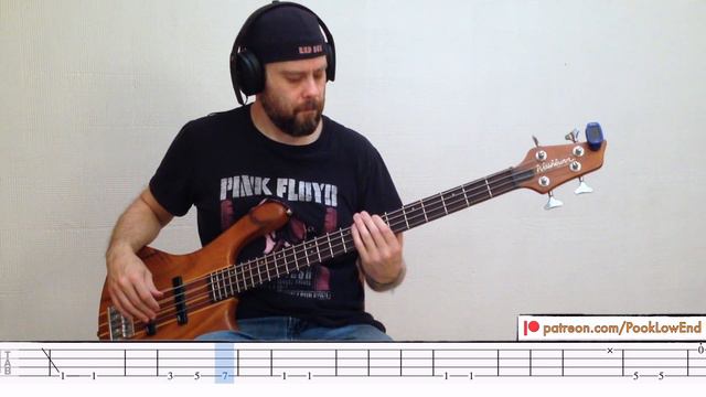 Learning to Fly bass tabs cover - Pink Floyd [@guypratt7104 version] смотреть онлайн