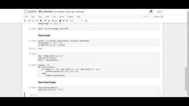 Background Remover for profile picture using Opencv смотреть онлайн