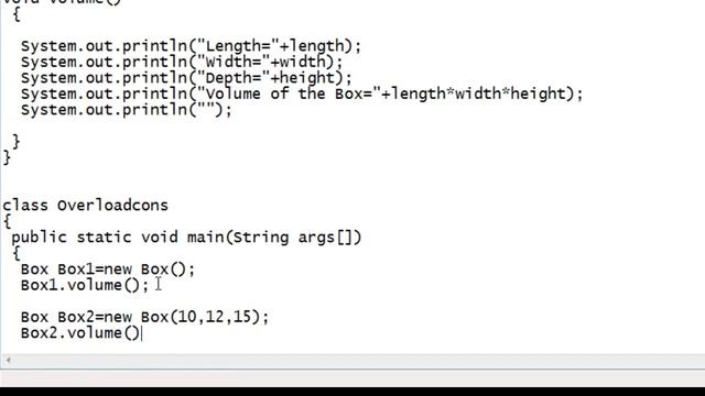 How to implement constructor overloading in java смотреть онлайн