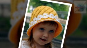 Красивые вязаные крючком шляпы для девочек. Beautiful crochet hats for girls