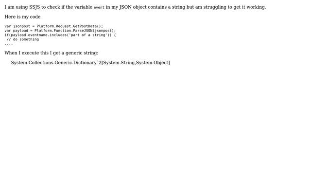 Salesforce: How can I check my JSON object contains a string? смотреть онлайн