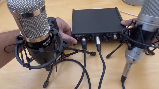 Tascam US 2x2HR Set Up by Newbie смотреть онлайн