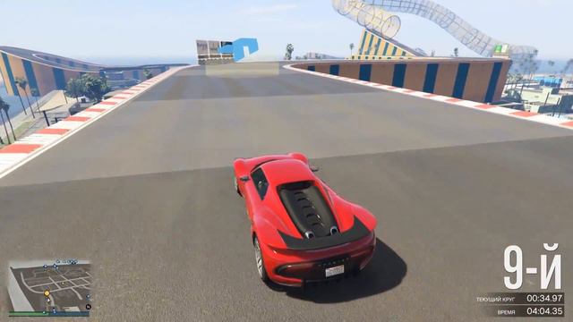 GTA ONLINE [#4] ГОНКИ. Мой байк взорвался прямо во время гонки! смотреть онлайн
