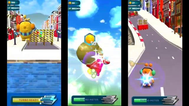 Oddbods Christmas Slick Vs Bubbles Vs Fuse | Oddbods Turbo Run | Droidzman Gameplay