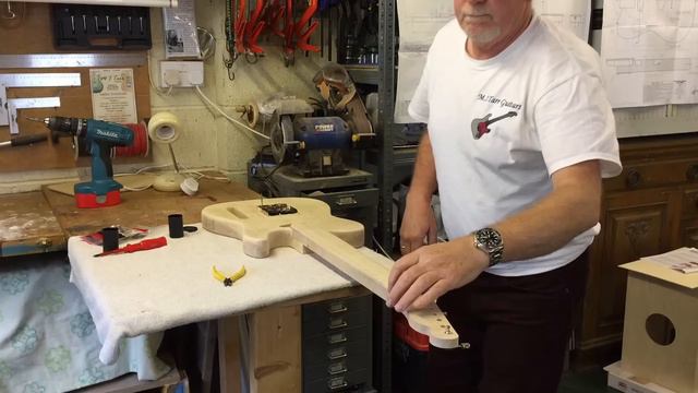 1952 Blonde Telecaster TC style guitar building Documentary PART 1. смотреть онлайн