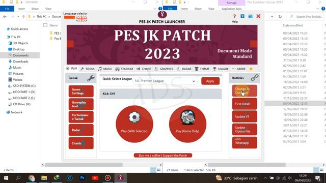 PES 2013 JK PATCH V3 UPDATE MARET 2023 - REVIEW DAN CARA INSTAL