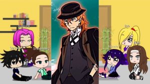 Реакция друзей Наруто на прошлую жизнь Наруто (Накахара Чуя)/Naruto as Chuuya Nakahara