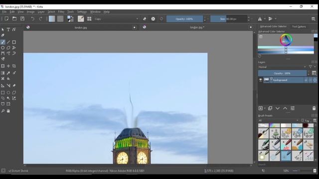 How to Photoshop using Krita 2021 (Free) смотреть онлайн