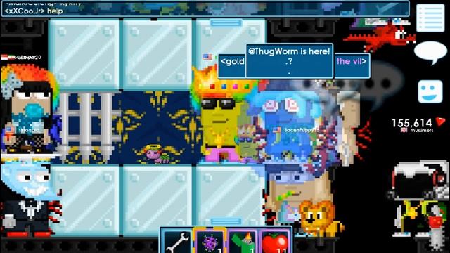 Growtopia - Playing with my little worm смотреть онлайн