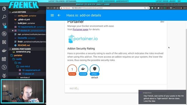 Live stream: Portainer, Glances, Docker?! What is going on?! смотреть онлайн