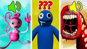 Угадай МОНСТРА по звуку в МАЙНКРАФТ ! СИНИЙ ИЗ РАДУЖНЫХ ДРУЗЕЙ ДОКТОР ЛИВСИ МОПС ГУСЕНИЦА #7