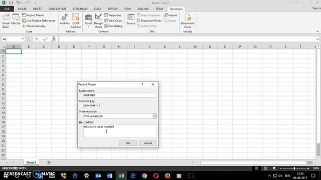 How to record Macros in Microsoft excel 2013, 2016, and office 365 смотреть онлайн
