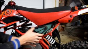 Тюнинг питбайка. Установка Keihin pe28 на Kayo140.