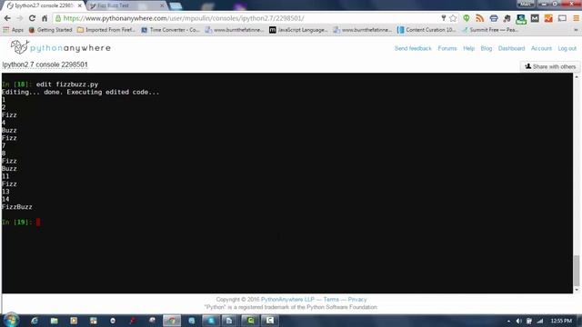 The FizzBuzz test in 5 lines of Python смотреть онлайн