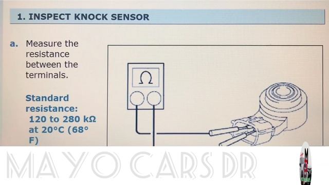 HOW TO TEST ENGINE KNOCK SENSOR Of Toyota смотреть онлайн