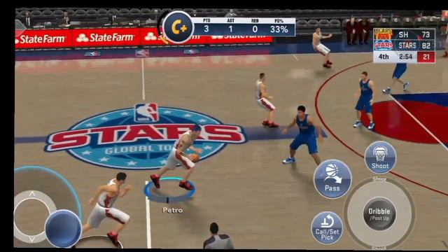 Играем против лучших игроков NBA |Карьера в NBA 2K19 MOBILE #3 смотреть онлайн