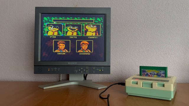 Handmade cartridge Battletoads and Double Dragon #famiclone смотреть онлайн